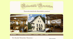 Desktop Screenshot of braeustueble-bonstetten.de